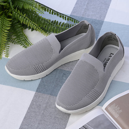 LA MAREY - Damenschuhe mit rutschfester Sohle, Größe 38, Grau