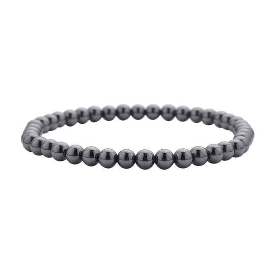 2er Set Hämatit Armbänder, Rund-Kugel ca. 166,00 ct