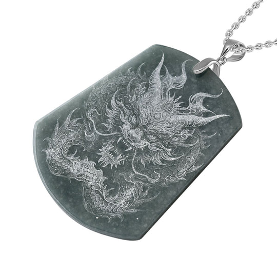 Natürlicher Olmek Jadeit Anhänger mit Kette, 925 Silber rhodiniert ca. 196.00 ct