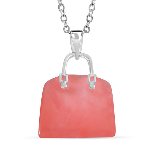 Blauer Howlit Anhänger mit Kette, Reiner Edelstahl ca. 50.00 ct