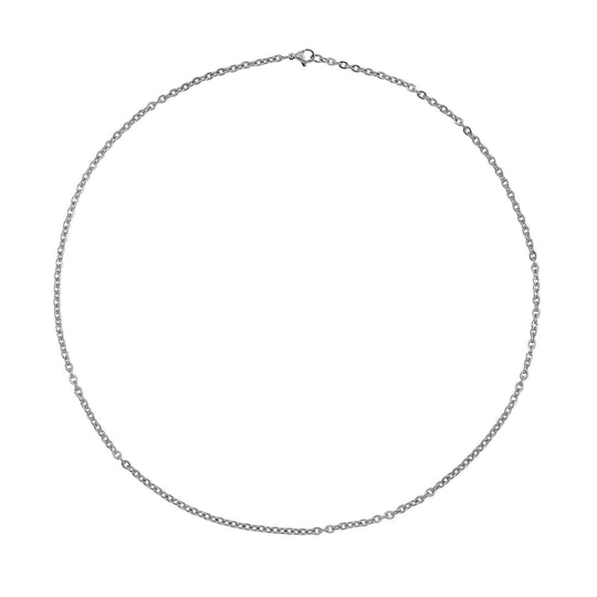 3er Set - Kugelkette 40 cm, flexiblekette 45 cm, Ankerkette 55 cm, Edelstahl, IP Goldfarben