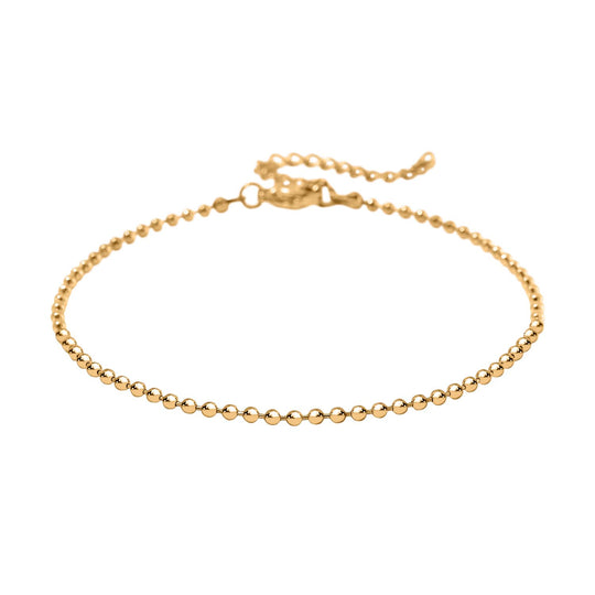 3er Set - Kugelarmband, Gliederarmband, Ankerarmband, Edelstahl
