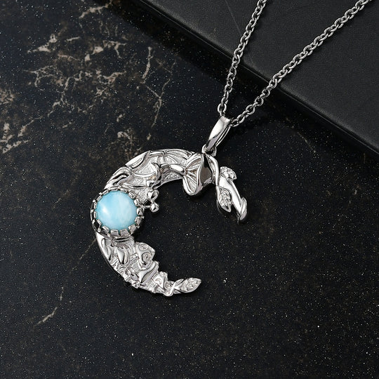 EVER TRUE Larimar Schmuckset ca. 50 cm ca. 1,57 ct.