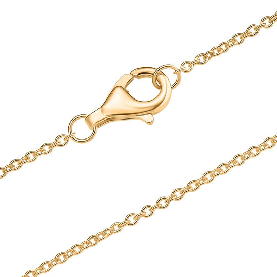 AAA mehrfarbige Süßwasser Barockperle Anhänger mit 50cm Kette, 925 Silber vergoldet