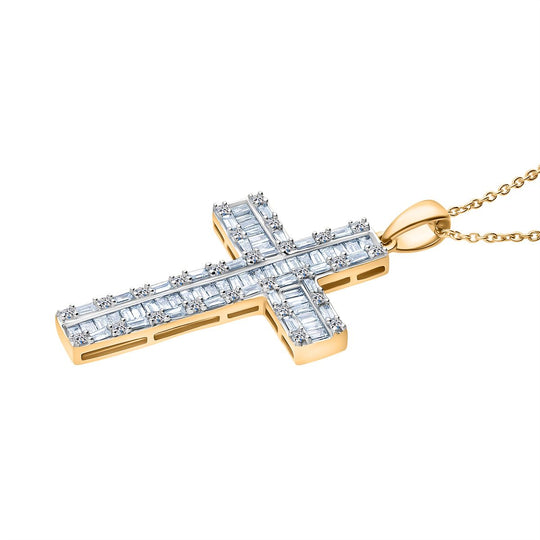 LUXURIANT DIAMOND - Lab Grown Diamant SI-GH SGL zertifiziert Anhänger mit Kette, ca. 50 cm, 925 Silber rhodiniert ca. 1.00 ct