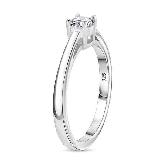 D'Joy GRA zertifiziert Moissanit Schmuckset 925 Silber vergoldet (Größe 18) ca. 2.00 ct