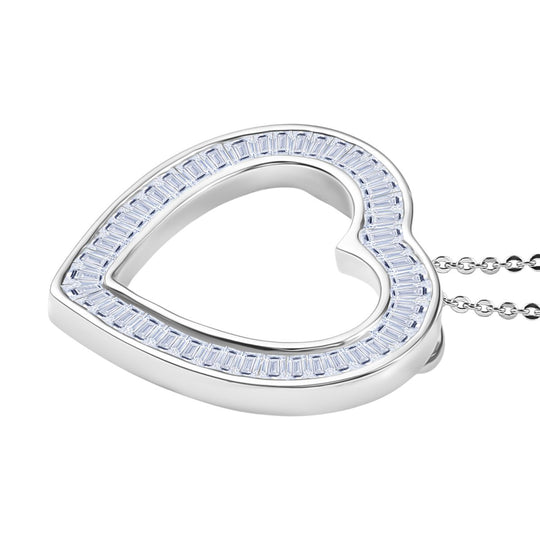 LUXURIANT DIAMOND - Lab Grown Diamant VS-EF SGL zertifiziert Anhänger mit Kette, ca. 50 cm 925 Silber rhodiniert ca. 2.00 ct