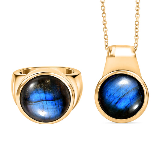 EVER TRUE AAA Grünes Türkis Schmuckset ca. 50 cm (Größe 18) ca. 22.34 ct
