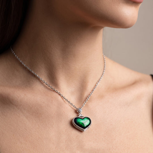 Schwarzer Jadeit und Zirkonia Medaillon-Legierung-Anhänger mit 50cm Edelstahl-Kette