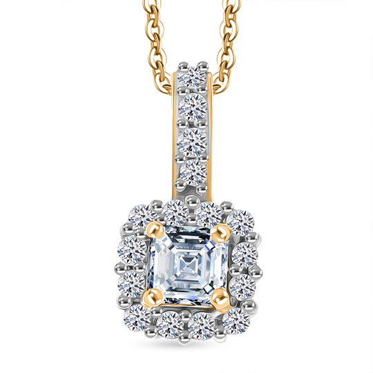 LUXURIANT DIAMOND - Lab Grown Diamant SI-GH Schmuckset ca. 45 cm 925 Silber rhodiniert ca. 0.50 ct