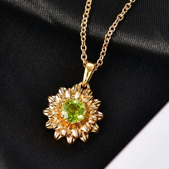 EVER TRUE Peridot Schmuckset ca. 50 cm ca. 0,97 ct.