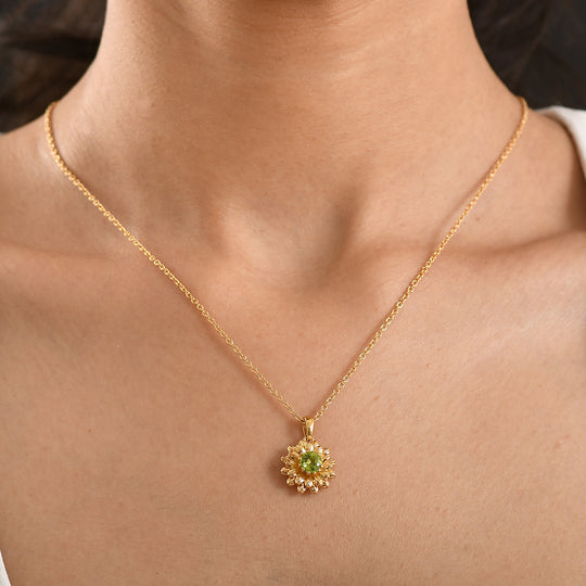 EVER TRUE Peridot Schmuckset ca. 50 cm ca. 0,97 ct.
