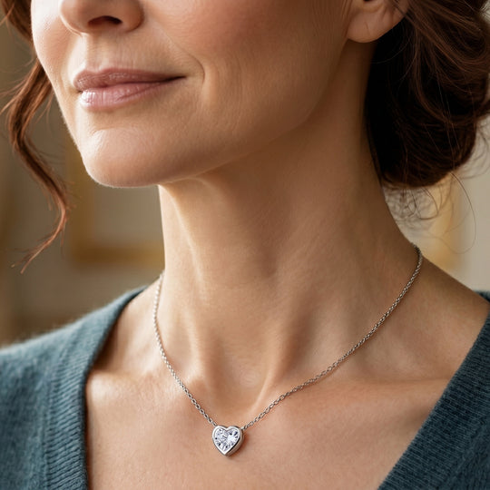 LUXURIANT DIAMOND - Lab Grown Diamant IGI zertifiziert VS-EF Schmuckset ca. 50 cm 925 Silber Rhodiniert ca. 3,08 ct.