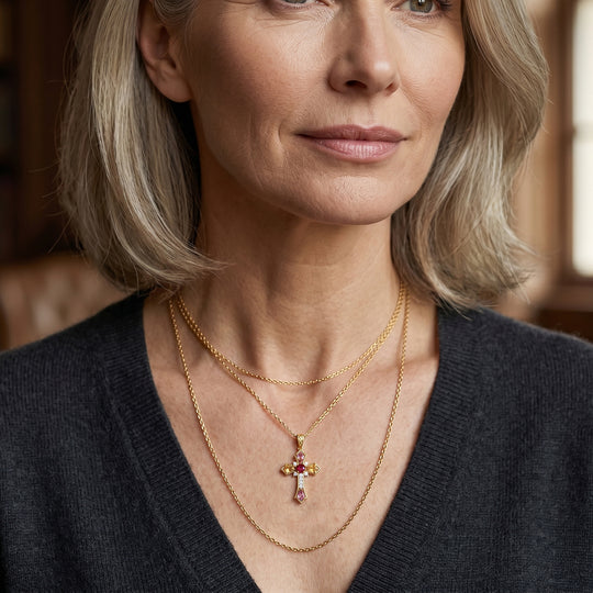 EVER TRUE AA Mehrfarbig-Turmalin Schmuckset ca. 50 cm ca. 1,46 ct.