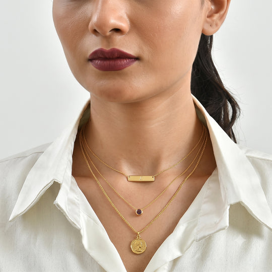 D'Joy Farbwechsel Granat Anhänger mit 50cm Kette, 925 Silber 750 Gelbgold Vermeil - 0,60 ct.