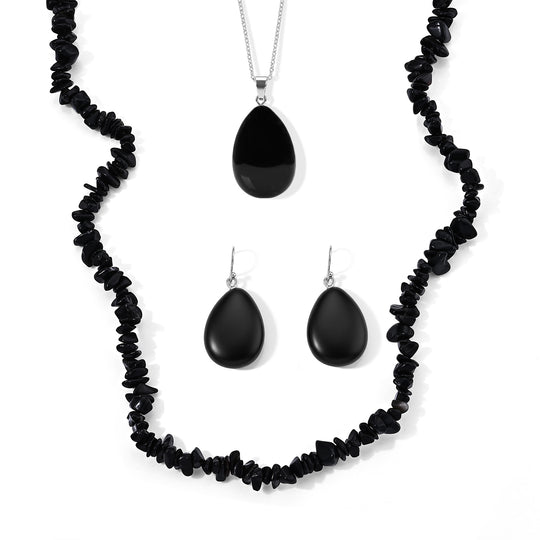 Tigerauge Schmuckset ca. 355.00 ct