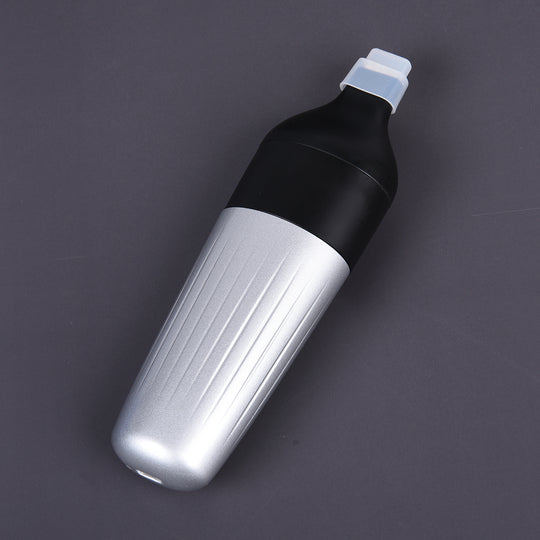 HOMESMART - Ultraschall Reinigungsstift, Zubehör inkl. und 2000mAh Batterie, 15x4,7 cm, Silber