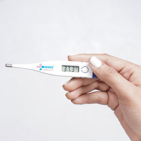 Digital-Thermometer Weiß