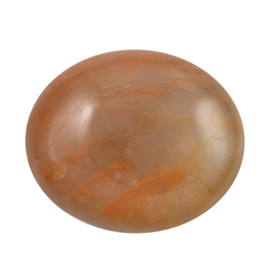 Gem Crystal Kollektion - Pfirsich Mondstein Handschmeichler - S, ca. 500 cts.
