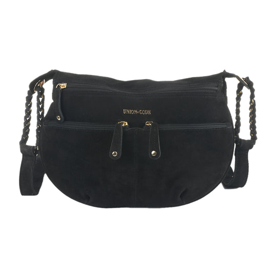 Crossbody Tasche aus 100% echtem Leder, Größe 33x3,8x25,4 cm, Hellbraun