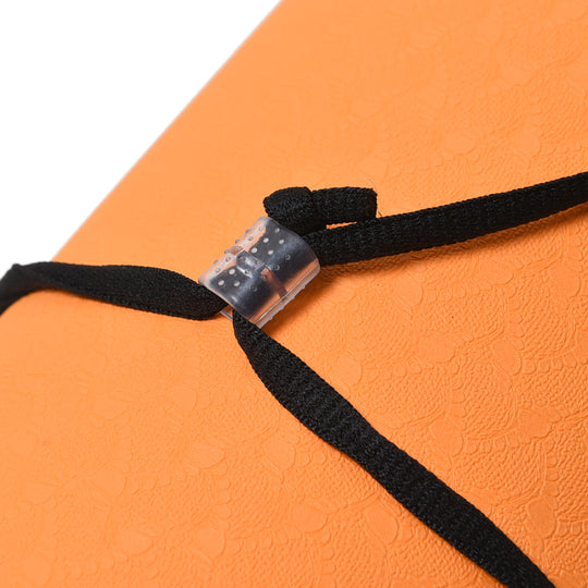TPE rutschfeste Yogamatte, 183x61 cm, Orange