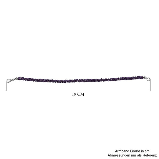 Natürliches Peridot-Armband, ca. 19 cm, 925 Silber ca. 12.75 ct