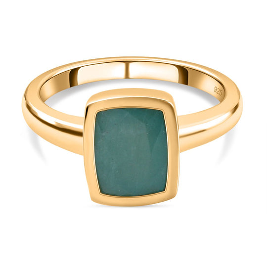 Grandidierit-Ring, 925 Silber vergoldet (Größe 18.00) ca. 2.30 ct
