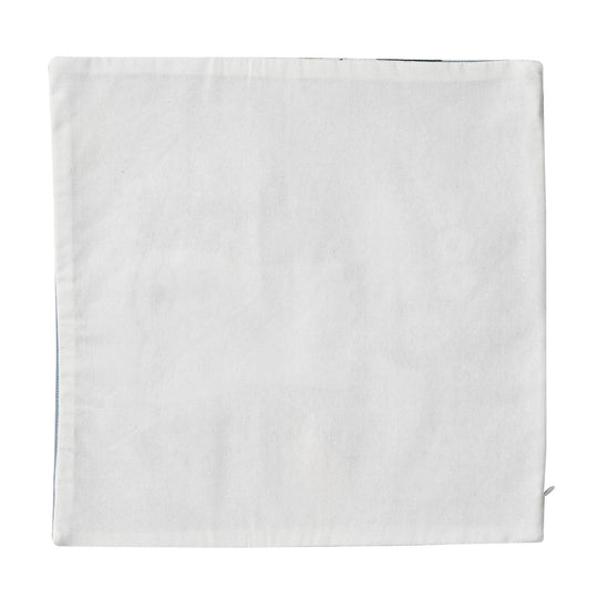 Frieda Kahlo Besticktes Kissenbezug aus 100% Baumwolle, 43x43 cm, Blau