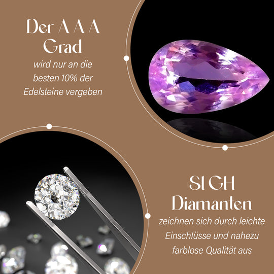 Iliana AAA Patroke Kunzit und weißer Diamant-Ring, SI G-H, zertifiziert und geprüft, 750 Roségold ca. 18.85 ct