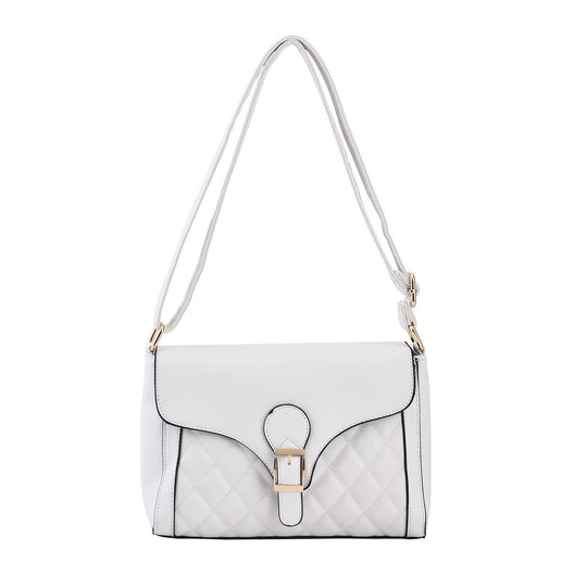 Schultertasche mit Schnalle, 27x9.3x18CM, rosa