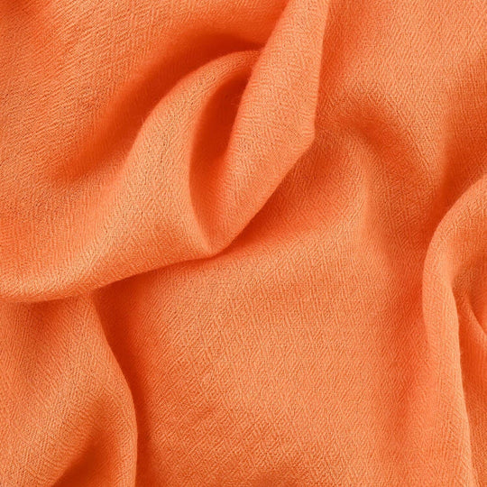TAMSY - 100% Kaschmirwolle superweicher Schal, 70 x 190 cm, Orange