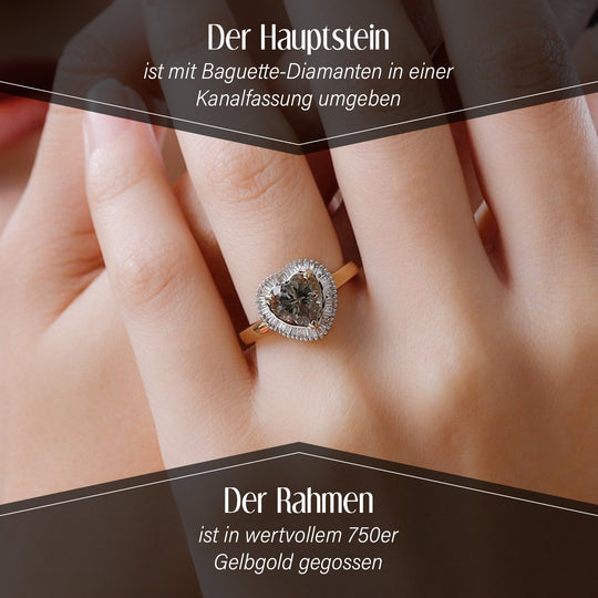 Iliana - AAA Turkizit und weißer Diamant Ring, 750 Gold ca. 2.33 ct