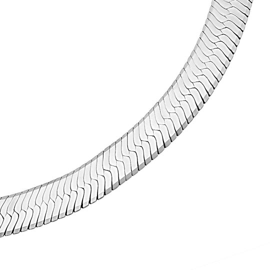 Italienisches Fischgrät-Collier, ca. 45 cm, 925 Silber rosévergoldet ca. 42,40g