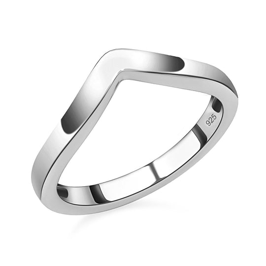 925 Silber platiniert Ring (Größe 19.00) ca. 1,96g