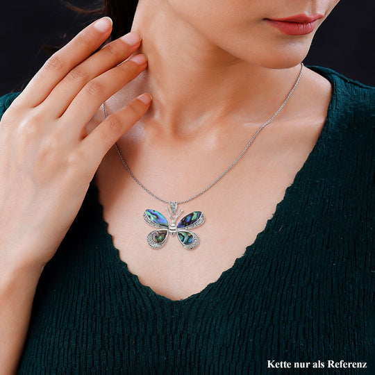 Royal Bali - Abalone Muschel Anhänger 925 Silber