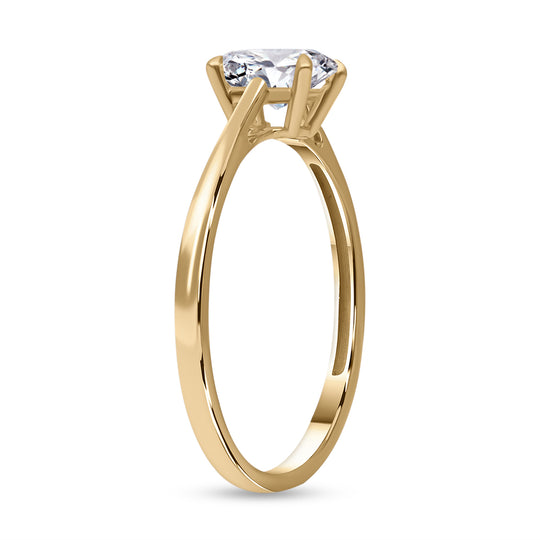 LUXURIANT DIAMOND Lab-grown Diamant Ring, IGI zertifiziert SI G-H, 585 Gelbgold (Größe 18.00) ca. 1.00 ct