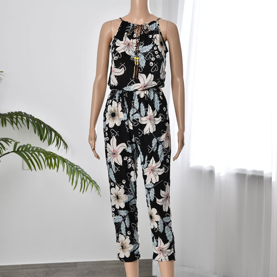 Träger-Jumpsuit mit gesmokter Taille , Größe: B43xL125cm, rosa