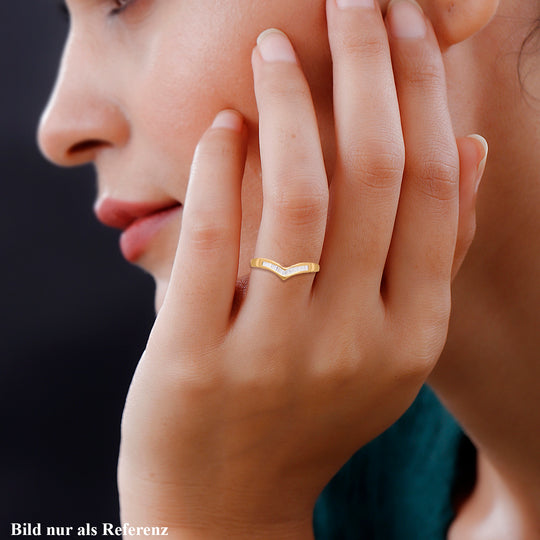 Weißer Diamant Ring, 925 Silber platiniert, (Größe 20.00) ca. 0.20 ct