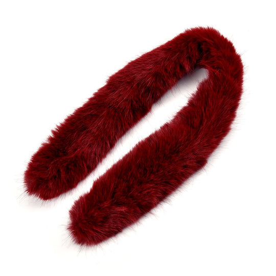 faux fux scarfMaterial: 100%PolyesterSize: 80 length * 7cm wideweight: 68 gcolor: black