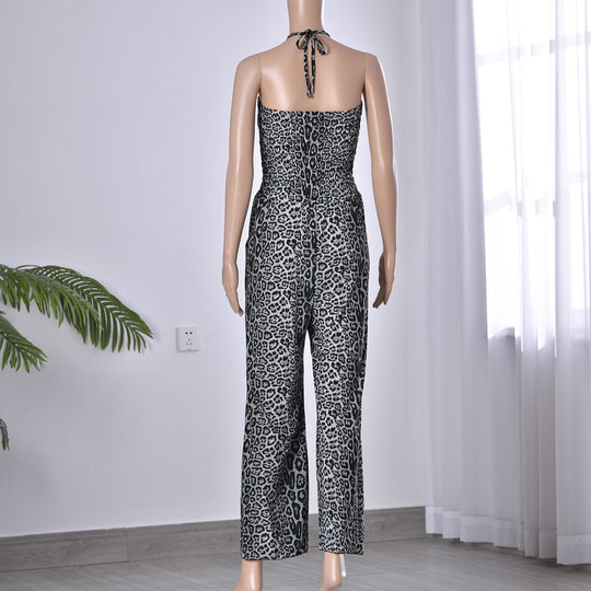 Halsausschnitt Jumpsuit, Größe:B27xL123c, braun mit Leopardenmuster
Halsausschnitt Jumpsuit, Größe:B27xL123, braun mit Leopardenmuster