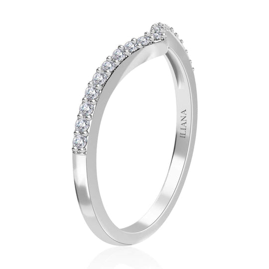 Weißer Diamant SI1 IGI zertifiziert Ring 750 Weißgold (Größe 17.00) ca. 0.20 ct
