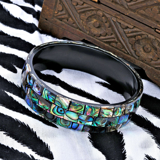 Royal Bali Kollektion - Abalone Muschel Armreif 21 cm