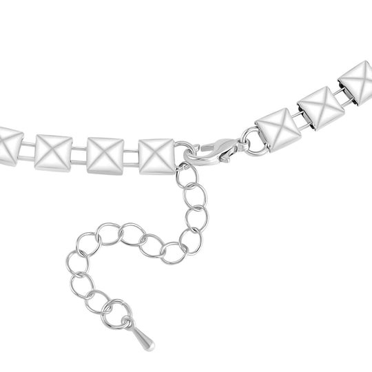 Weißes Kristall Armband, ca. 19 cm