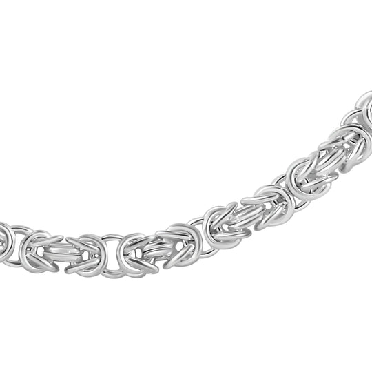 925 Silber Königskette-Armband ca. 19 cm ca. 10,00g