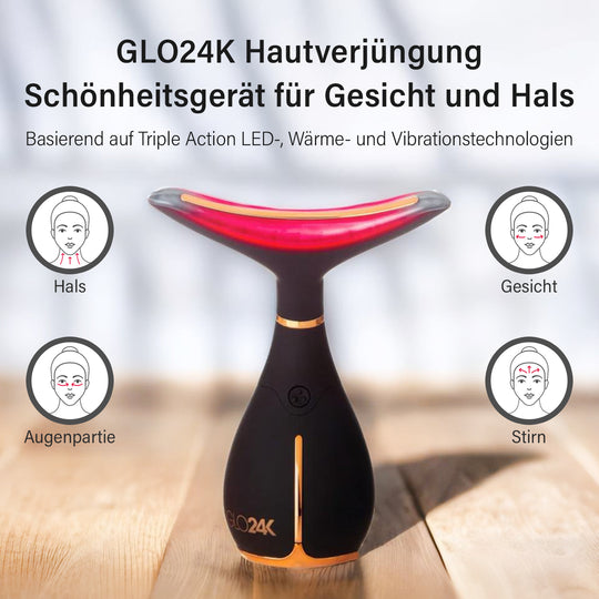 GLO24K - Hautverjüngungsgerät für den Hals