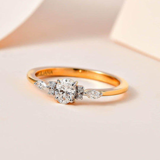 Weißer Diamant SI1 IGI zertifiziert Ring 750 Gold (Größe 18.00) ca. 0,50 ct