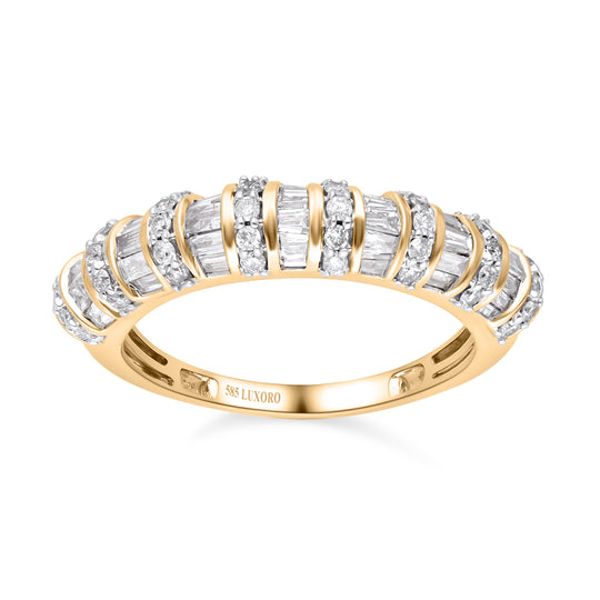 Weißer Diamant I1 Ring,SGL zertifiziert,585 Gold, (Größe 21.00) ca. 1.00 ct