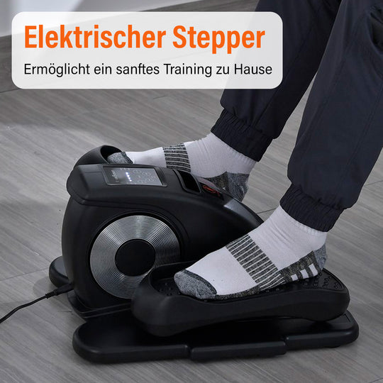 SOULSMART - Elektrischer Treppenstepper Heimtrainingsgerät mit 2 Trainingsmodi, Größe: 44.5 x 39 x 24.7cm, rot