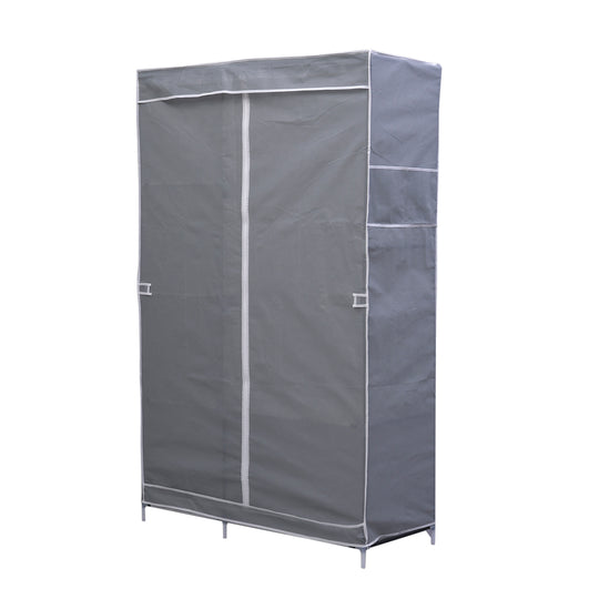 Klappbarer Kleiderschrank, Größe 105x45x175 cm, Silber