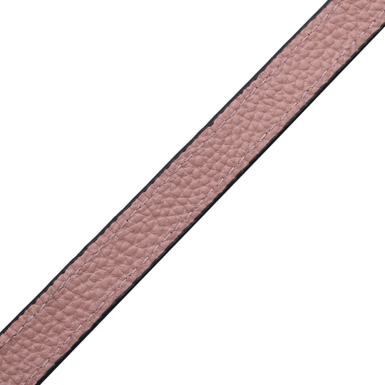 Brillenkette mit 100% Lederband, Leopardenmuster, Rosa und Gold